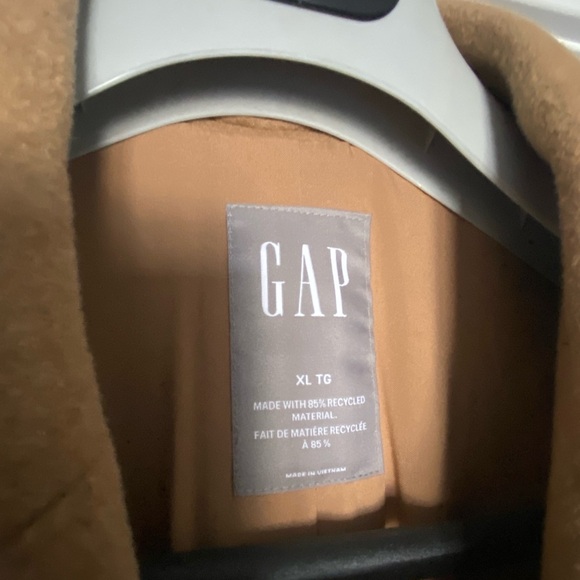 GAP Camel Car Coat. - Picture 3 of 5